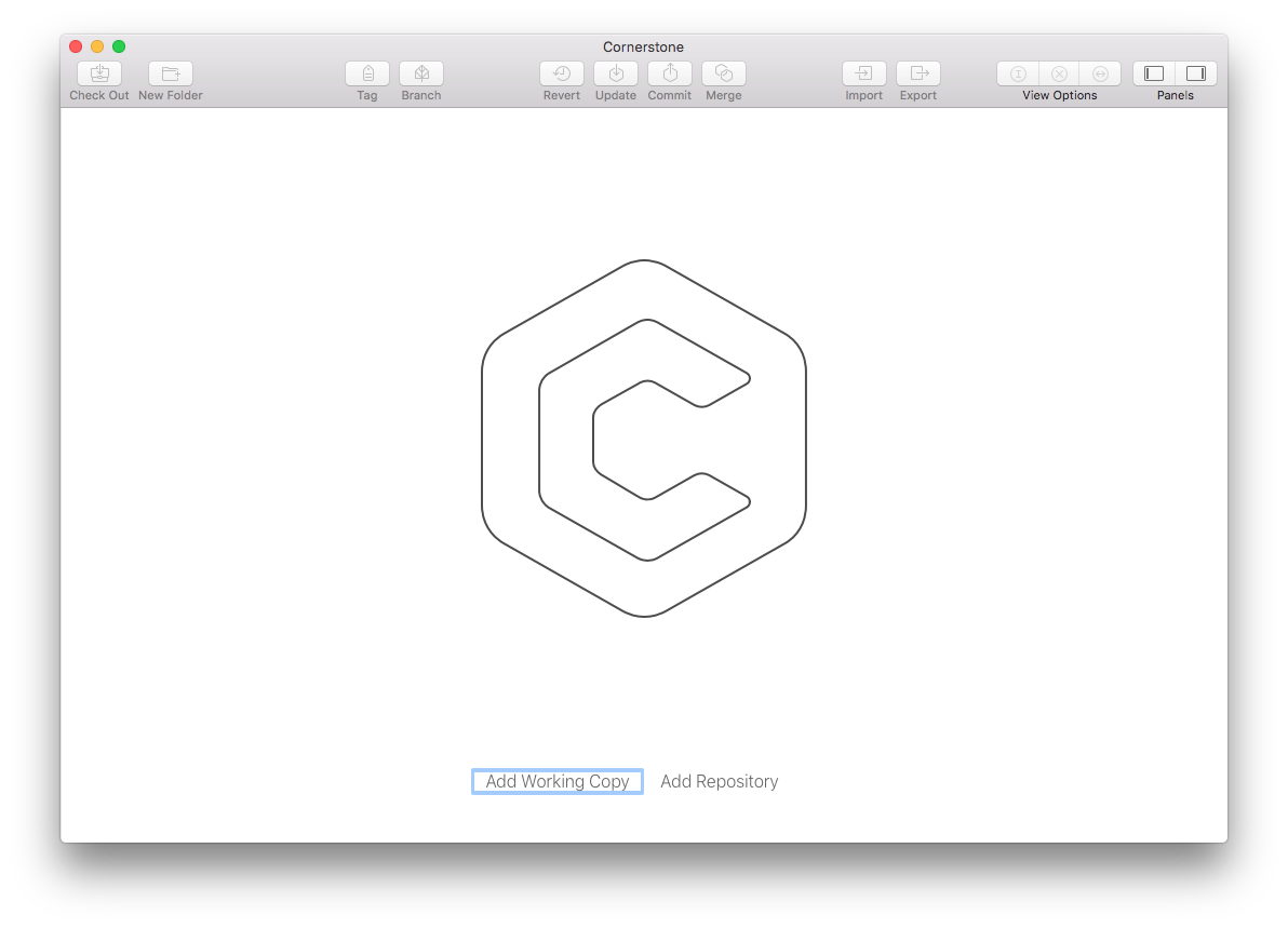 Cornerstone: initial setup